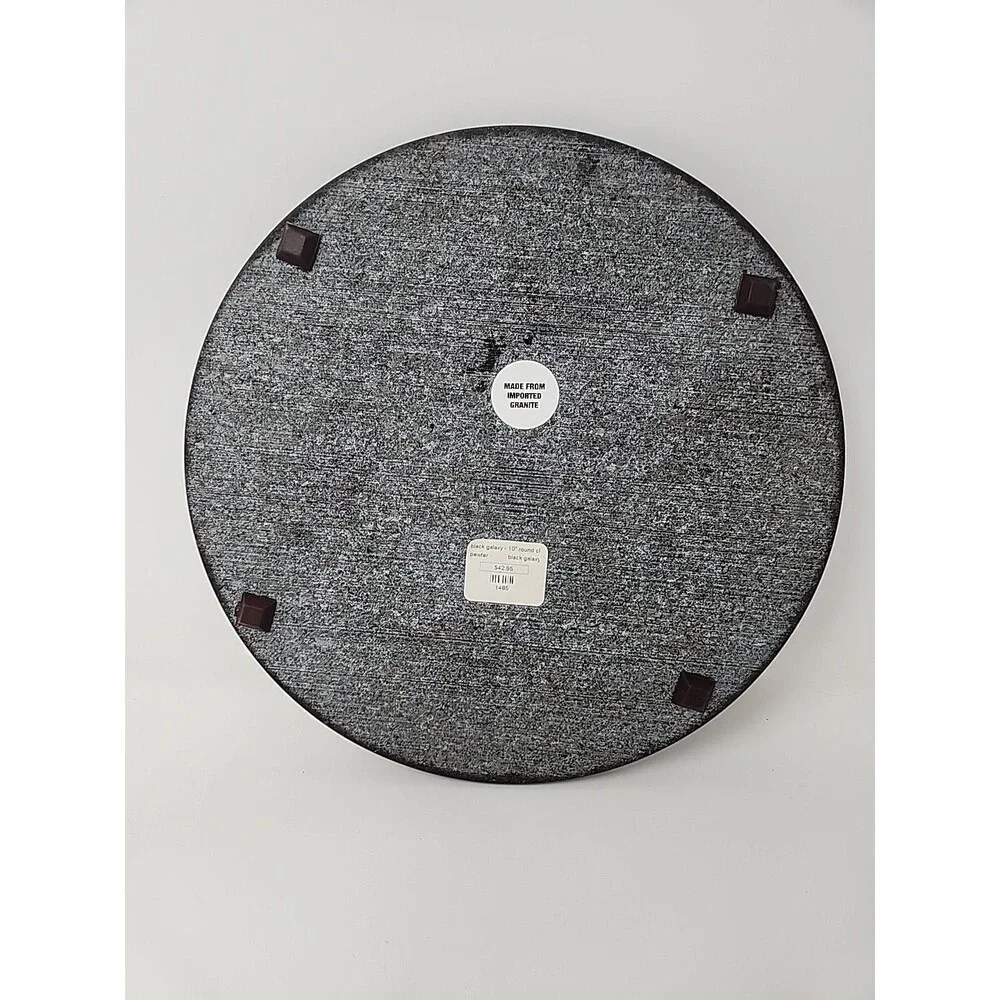 Rock of Ages Black Granite Cheese Board Pewter Mouse Stone Cutting Board